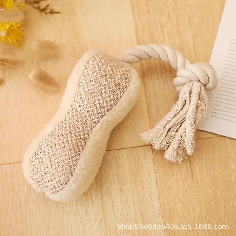 Pet Cotton Rope & Plush Chew Toys | Buy Now at PawDrop