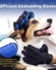 Pet Grooming Glove Gentle Efficient Pet Hair Remover Mitt Cat Accessories Pet Glove for Dogs Cats Pet Products Cat Supplies