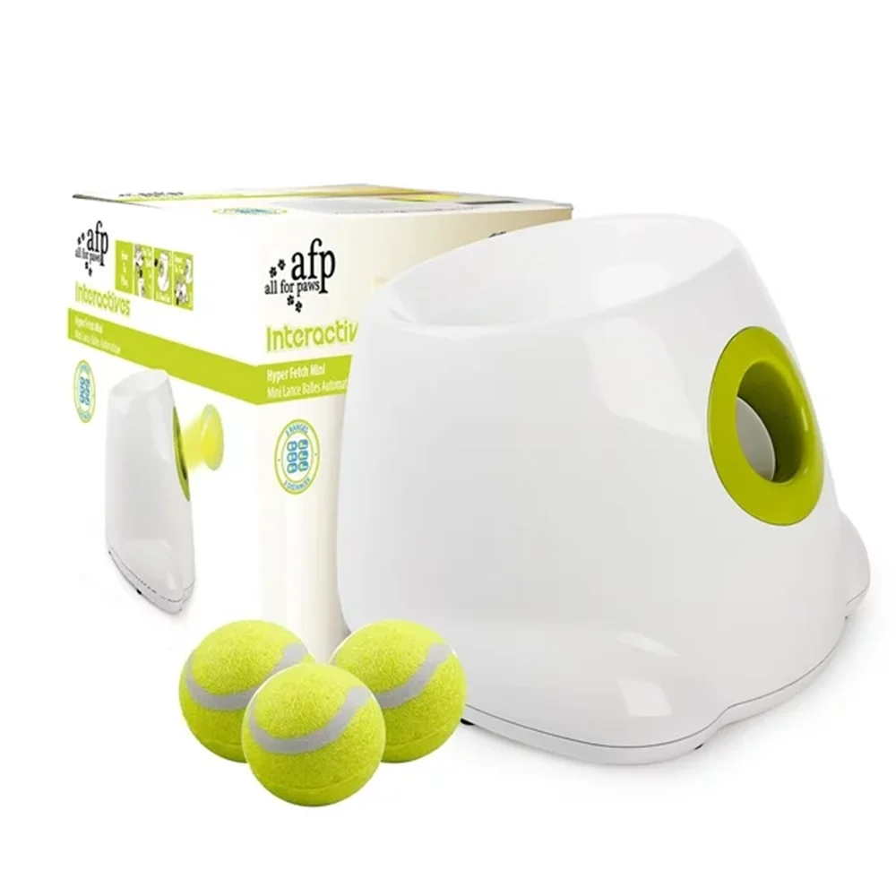 Automatic Ball Launcher for Dogs – Interactive electric toy with 3 tennis balls.