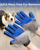 Pet Grooming Glove Gentle Efficient Pet Hair Remover Mitt Cat Accessories Pet Glove for Dogs Cats Pet Products Cat Supplies