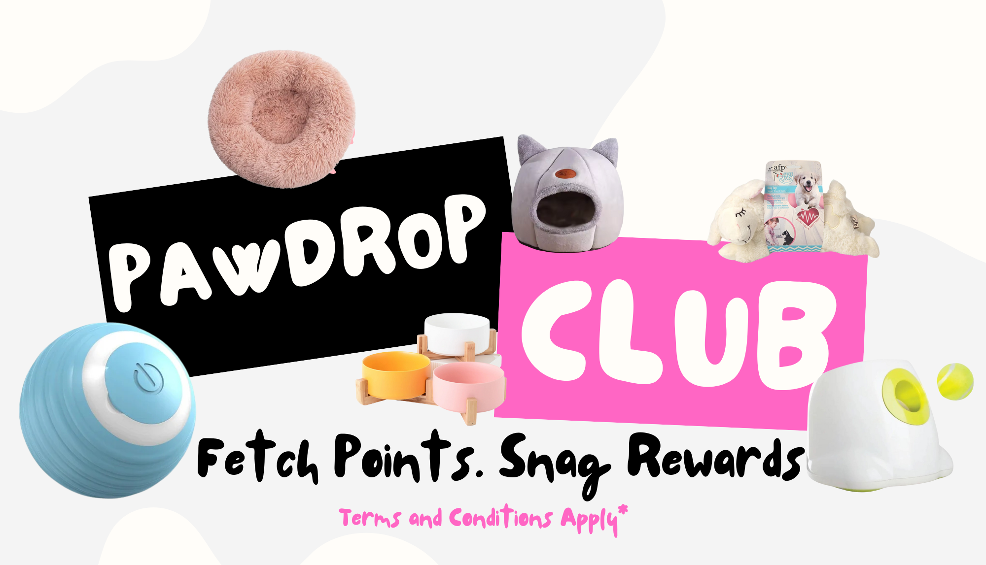 Earn points with every purchase online at PawDrop