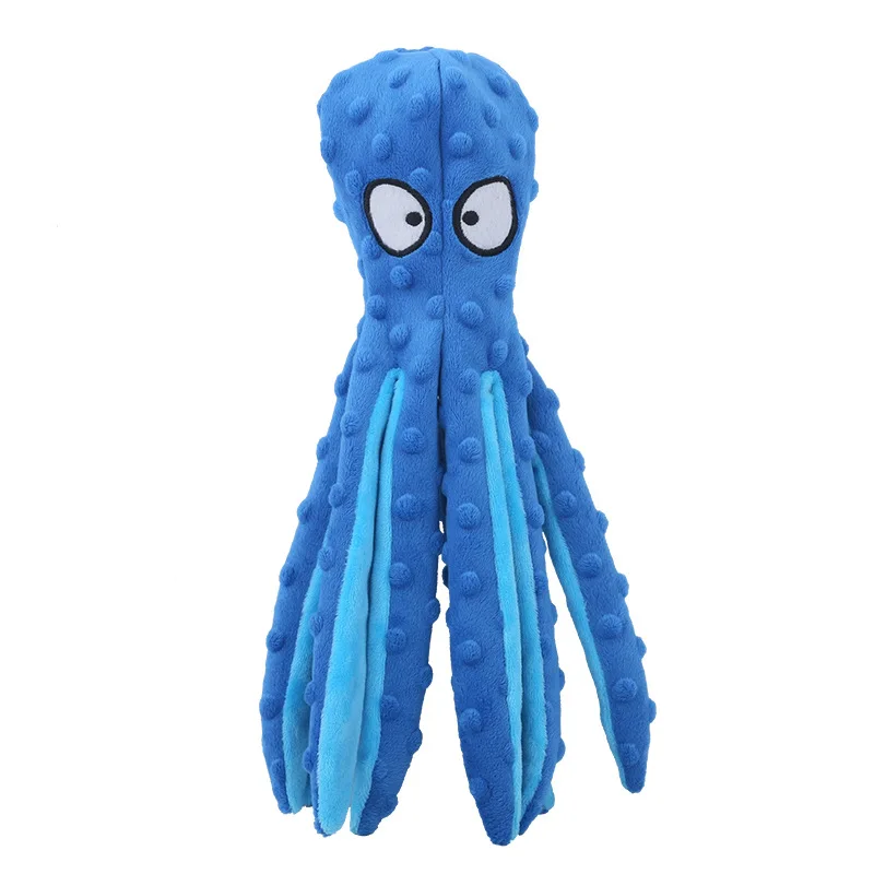 Plush Octopus Squeaky Dog Toy | Fun & Durable for Puppies